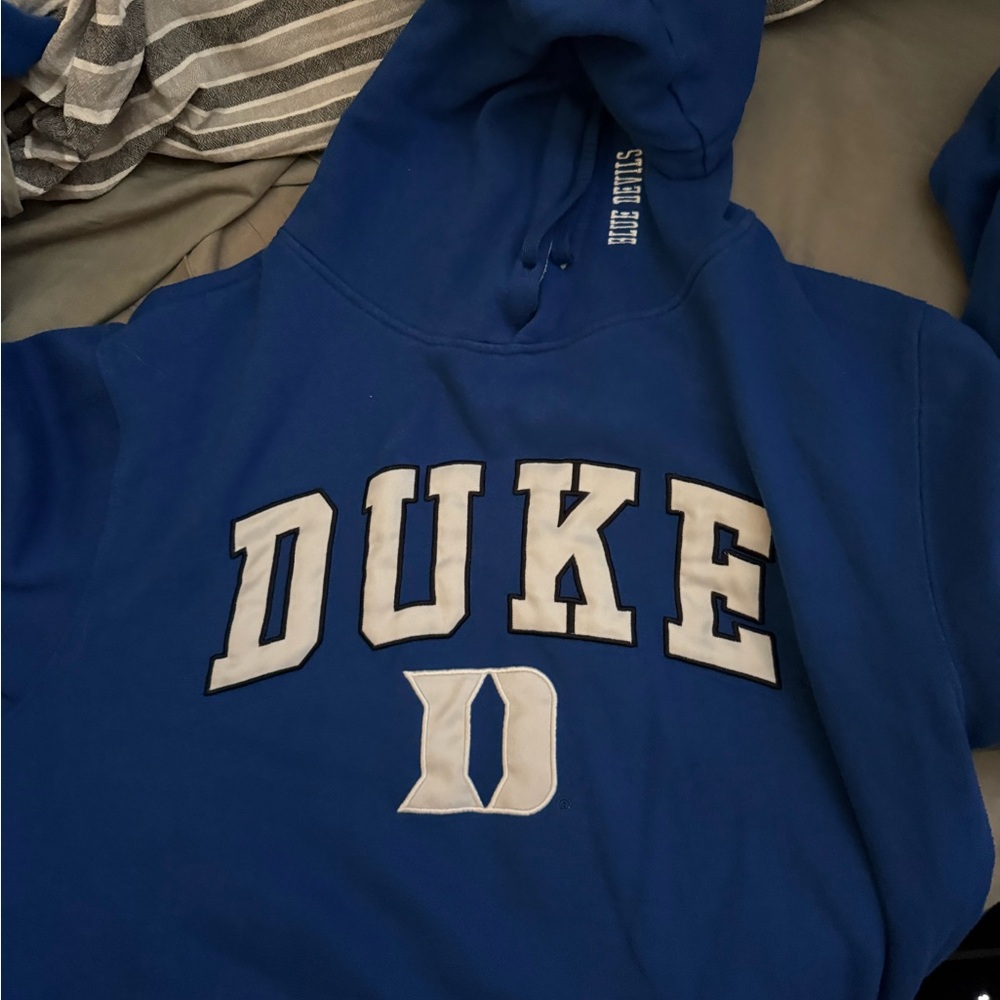 Duke Blue Devils Blue Hoodie with White Logo